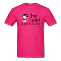 Cancer Picked the Wrong Bitch Men's T-Shirt - Funny Cancer Shirts