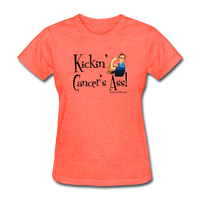 Kickin' Cancer's Ass Women's T-Shirt - Funny Cancer Shirts