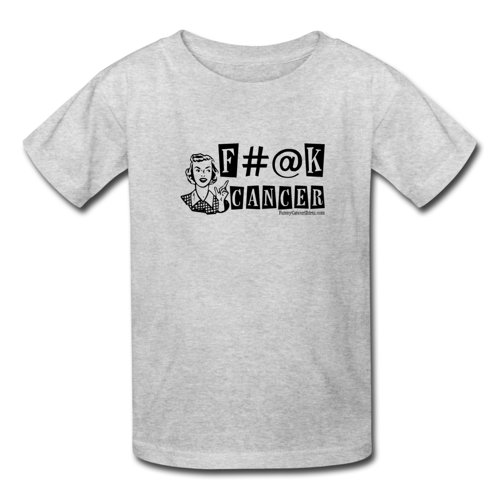 F#@K Cancer Kids' T-Shirt - Funny Cancer Shirts