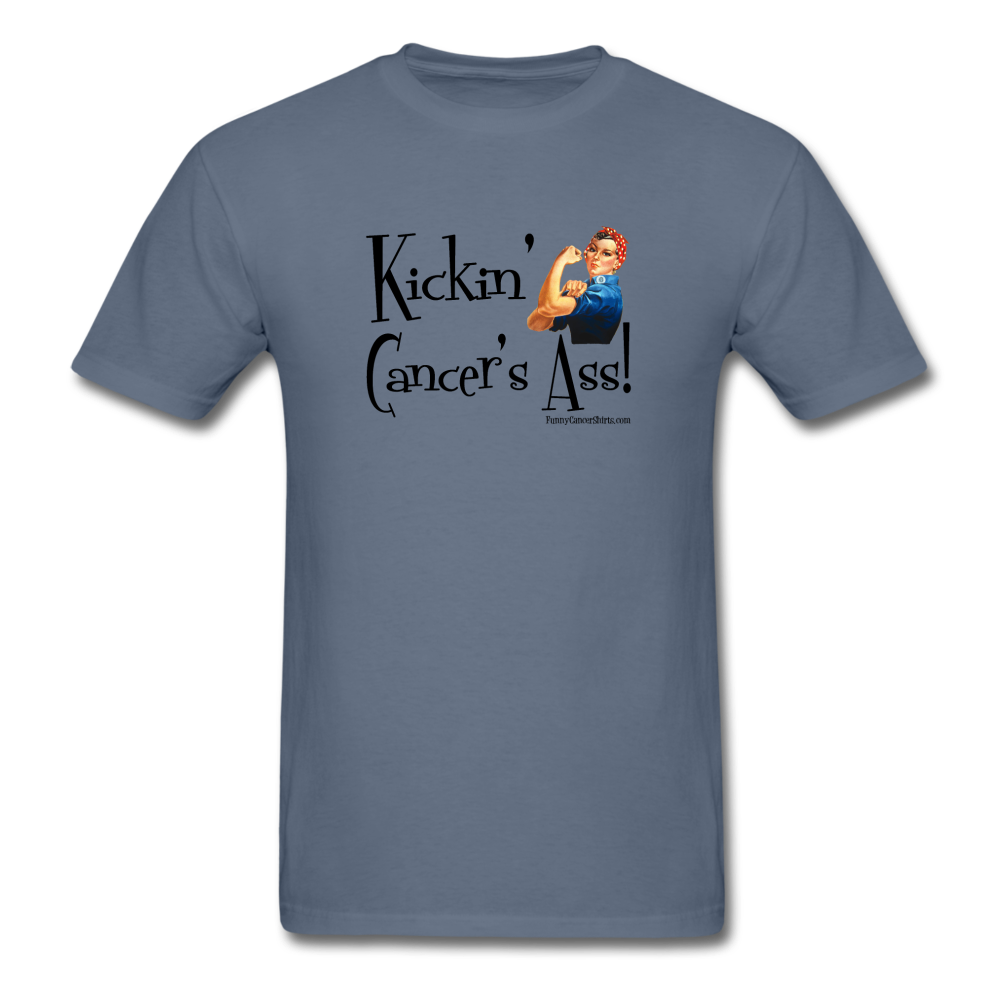 Kickin' Cancer's Ass Men's T-Shirt - Funny Cancer Shirts