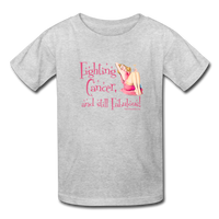 Fighting Cancer and Still Fabulous Kids' T-Shirt - Funny Cancer Shirts